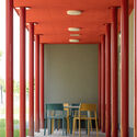 Szentpéterfa Elementary School / Can Architects - Interior Photography, Chair, Column